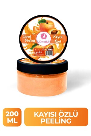 Apricot Extract Revitalizing & Softening Hand Foot Care Peeling 200ml Eyebrow Nail Care Castor Oil - Smoothly