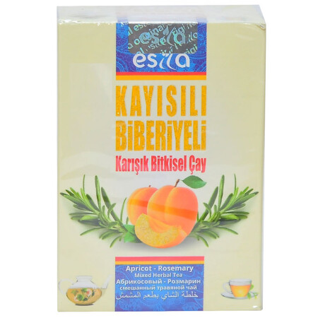 Aprikosen-Rosmarin-Mischkräutertee, 45 Filterbeutel - Esila