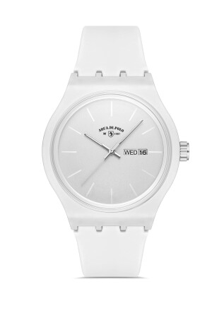 APWR031803 White Unisex Silicone Wristwatch - Aqua Di Polo 1987