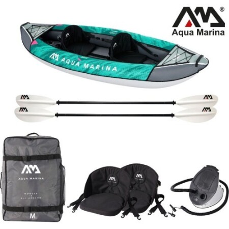 Aqua Marina Laxo 320 recreational kayak - 2 persons (2022) - Aqua Marina