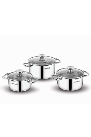 AquaJr.6 Piece Cookware Set A1967 9080203A1967 - KORKMAZ