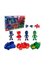Arabalı Figür Seti Kutulu 10'lu Set 734480167211 - Pj Masks