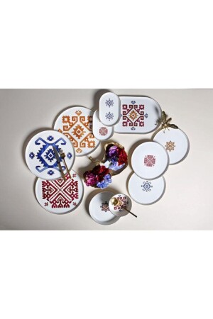 Arabesque 27 Parça 6 Kişilik Yemek Takımı 04ALM006592 - Porland