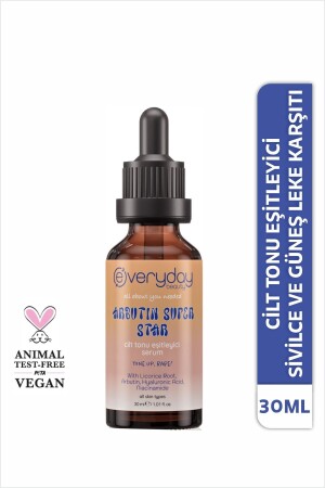 Arbutin Super Star Cilt Tonu Eşitleyici Serum 30ml Sivilce Güneş Leke Karşıtı Aydınlatıcı - Everyday Beauty