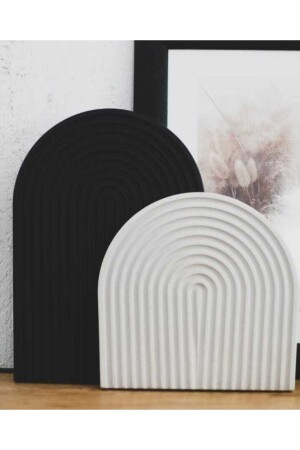 Arch 2-Piece Decorative Concrete Presentation Tray and Serving Plate TYC00363479753 - Orange Atelier