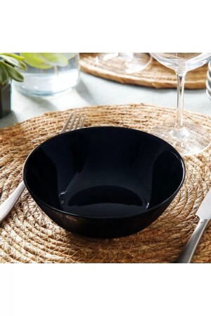 Arcopal Zelie Schwarz 16 cm 6 Stück Suppen-, Salat- und Obstschale Luminarc 16 cm. - Luminarc