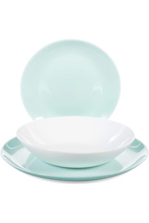 Arcopal Zelie White 6 Pack 20 Cm. Çukur Dinner Plate for 6 People. TYC00295161749 - Luminarc