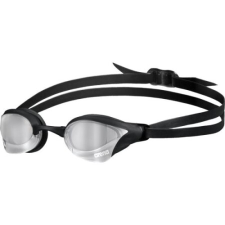 Arena Cobra Core Swipe mirrored swimming goggles, silver-black - Arena