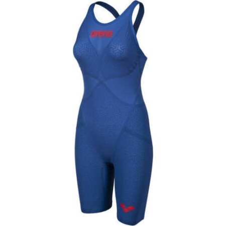 Arena W Carbon Glide FBSLCB kadın yarış mayosu, mavi - 730 - Arena