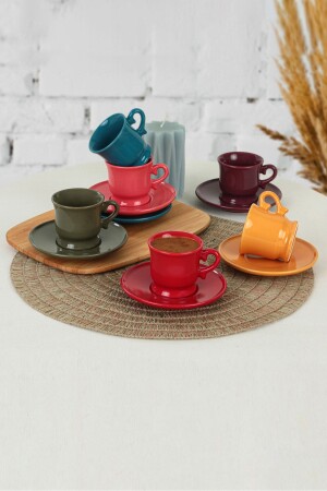 Ares Coffee Set 12 Pieces for 6 Persons 552-106 CKCOFFEEKIMIARES5520000012 - Keramika