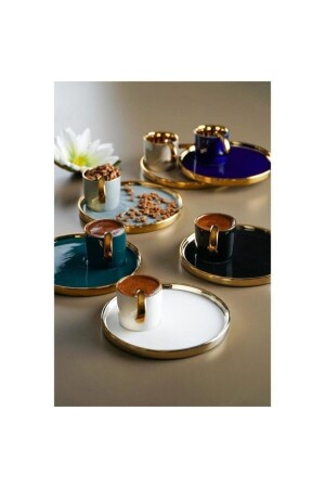 Ares Porcelain Set of 6 Coffee Cups 011715 ACR-000635 - ACAR