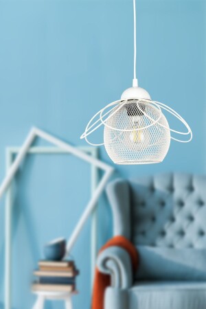 Ares Single Chandelier White BEG1050BEG01 - Begüsa
