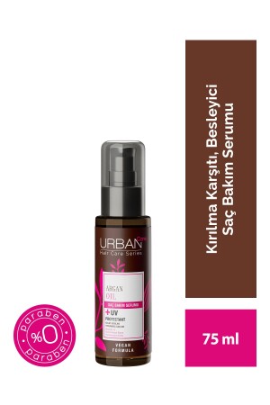 Argan Oil Special Hair Care Serum for Easily Broken, Damaged Hair-vegan-75 ml - Urban Care