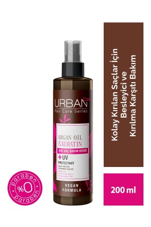 Argan Oil Special Liquid Hair Care Cream for Easily Broken, Damaged Hair-vegan-200 ml - Urban Care