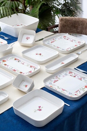 Aria 45 Piece Breakfast & Dinner Set for 6 Persons - Acar