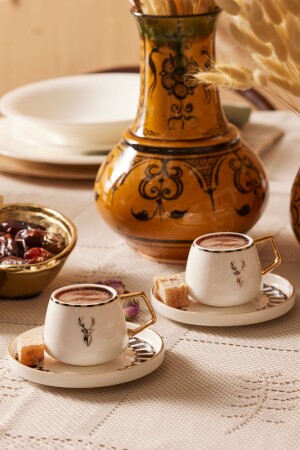 Aries Coffee Cup Set for 2 People 100 ml 153. 03. 05. 0116 - Karaca