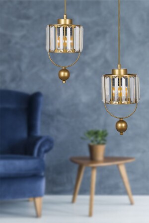 Arin 2. li Lux Crystal Antique Tray Chandelier BEG1052BEG02-1 - Begüsa