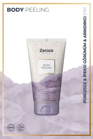 Arındırıcı Vücut Peelingi Kayısı Çekirdeği Hindistan Cevizi Yağı 150 ml - Zaroza