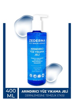 Arındırıcı Yüz Yıkama Jeli 400 Ml. Yağlı - Akne Eğilimli & Hassas Ciltler Için 8683574183090 - ZEDERMA