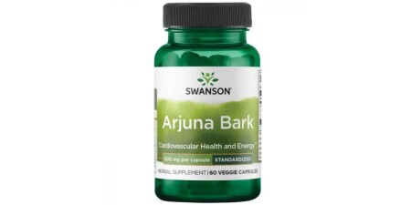 Arjuna Kabuğu, 500 mg - 60 kapsül - Swanson