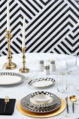 Arlette 56 Piece New Bone Dinner Set for 12 People 153. 03. 08. 2536 - Karaca