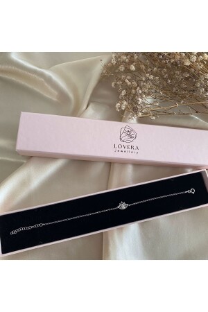 Armband mit Lotusblütenfigur – 925er Sterlingsilber - Lovera Jewellery