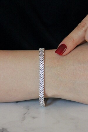 Armband „V Sergeant Model Waterway“ aus 925er Sterlingsilber – 45084002 - Argentum Concept