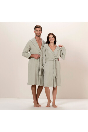 Armin Unisex Bathrobe Sage CK222TEK148 - Chakra