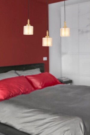 Armoni 3 Row Pendant Lamp Modern Young Room Kitchen Living Room Pendant Lamp Chandelier 7000-2062-3S - Apliqa