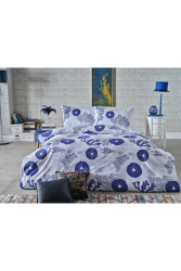 Armoni Tüzün Nevresim Seti Mavi - Çift Kişilik 2Q9NESARMN0020003 - Doqu Home