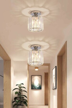 Arosa Model Luxury Corridor Living Hall Entrance Children's Room Kitchen Plafonier Stylish Luxury Chrome Chandelier - Ultra Home