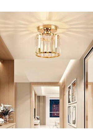 Arosa Model Luxury Koridor Salon Hol Antre Çocuk Odası Plafonyer Şık Lüks Gold Avize - Ultra Home