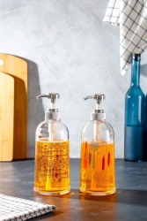 Arow 2'li Sıvı Sabun Ve Bulaşık Deterjanı Şişesi 500 Ml HMNV-TR3737-AR-SYH-RNKL-2LI - HOMENIVA