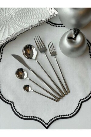 Arow Milano Luxe 36 Piece Fork Spoon Knife Set for 6 Persons Dc. en-3541 P429ÇKB. 02952. 01 - DUBAİ