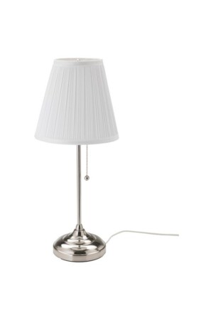 Arstid Table Lamp Nickel Plated-white 1202163 - IKEA