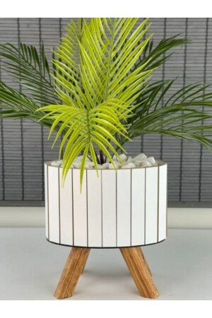 Artificial Flower Palm Areca Artificial Plant Living Room Flower 9 Leaves 50cm Pot Not Included - Ledison