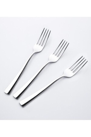 Arvey Breakfast and Dessert Fork Set of 12 Stainless Steel ctl22 - MUTFAKÇIM