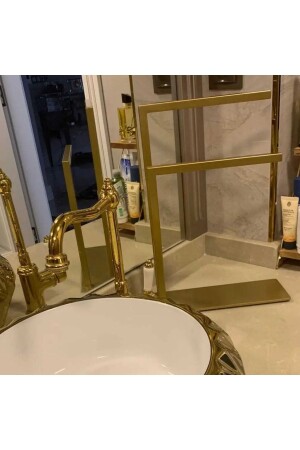 Arya Countertop Towel Holder Gold TYC00238361725 - lyla concept