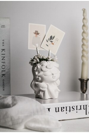 Arzu Note Holder Picture Holder (FLOWERS AND NOTE ATTACHING DEVICE ARE INCLUDED) - Lalezen Home