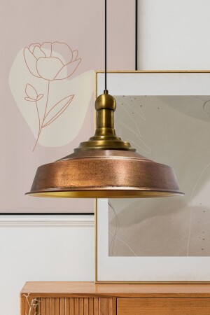 Asaletli Eskitme Long Knob Başlık Retro Sarkıt Lamba Restoran Salon Aydınlatma BMM2013LTB - Bamyum