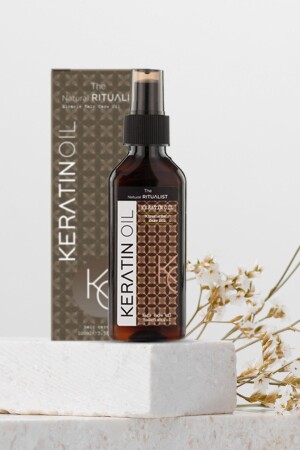 زيت MNZ- Keratin Care Oil للشعر المتضرر بشكل مفرط 100 مل - The Natural Ritualist