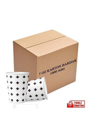 Asorty Paper Cup 7 Oz 1 Box 1000 Pieces - Emr