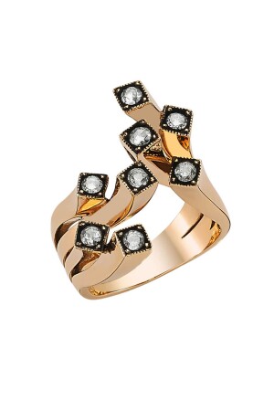Astring mit Diamantstein - Lilarote Pırlanta