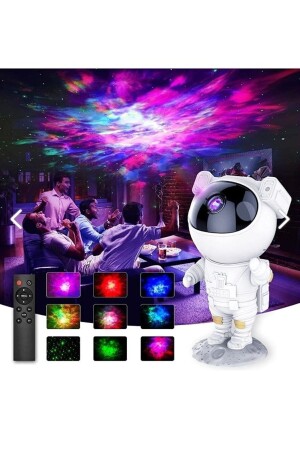 Astronaut Projector Night Table Lamp Galaxy Sky Star Projection Controlled Milky Way Lighting - Keyfi Sepet