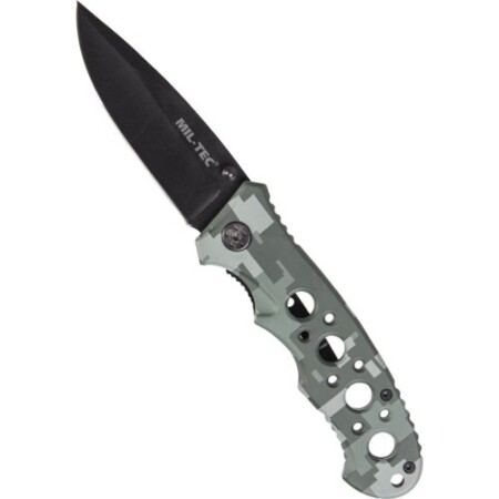 AT-DIG.ONE-HAND KNIFE W.PERFORATED GRIP - MIL-TEC