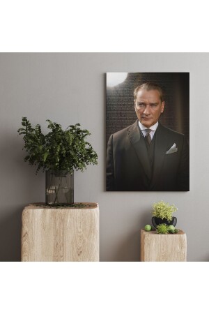 Ataturk Painting Home Office Decorative Canvas Print - Koldemir