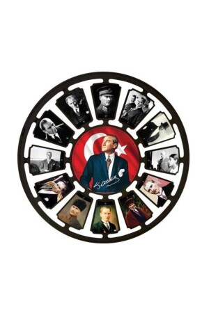 Ataturk Wall Clock Fma00422 734-8 - Galaxy