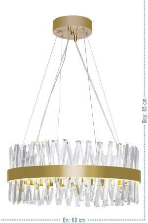 Ateş 60 cm Gold Modern Stone RGB Led TYC00531614916 - Trendylight