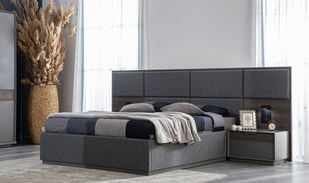 Athena Bed and Headboard - Cadde Yıldız