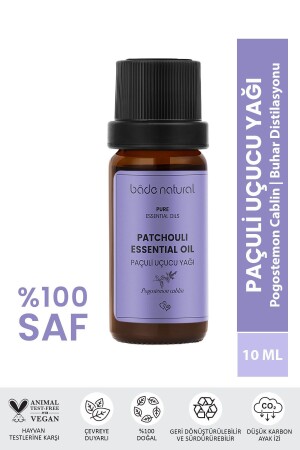 Ätherisches Patchouliöl 100 % rein 10 ml - Bade Natural